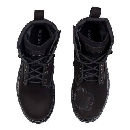 Buty krótkie BROGER ALASKA II VINTAGE BLACK czarny