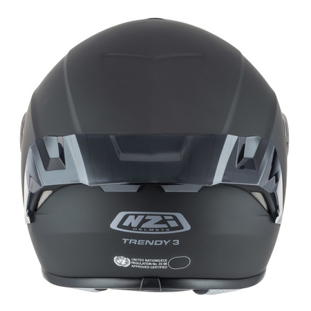 Kask integralny NZI TRENDY MATT BLACK czarny mat