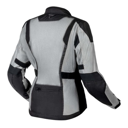 Kurtka tekstylna damska REBELHORN SCANDAL II LADY SILVER/BLACK srebrny czarny