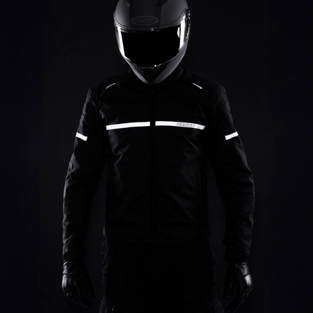 Kurtka tekstylna OZONE RIDER BLACK czarny