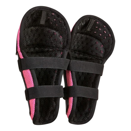 Dziecięce ochraniacze kolan lub łokci FOX KIDS PEEWEE TITAN KNEE/SHIN GUARD BLACK/PINK czarny różowy