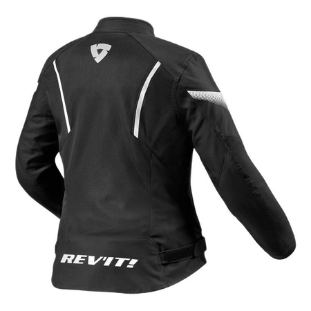 Kurtka tekstylna damska REVIT CONTROL AIR H2O LADY BLACK/WHITE czarny biały