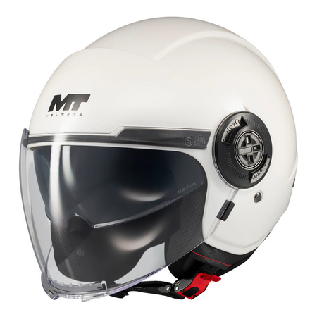 Kask otwarty MT VIALE SV S PURE WHITE biały