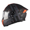 Kask integralny AXXIS HAWK EVO SV TYPE STUDIO B5 MATT czarny czerwony