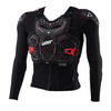Koszulka z ochraniaczami dziecięca LEATT 4.5 HYBRID JUNIOR BLACK czarny