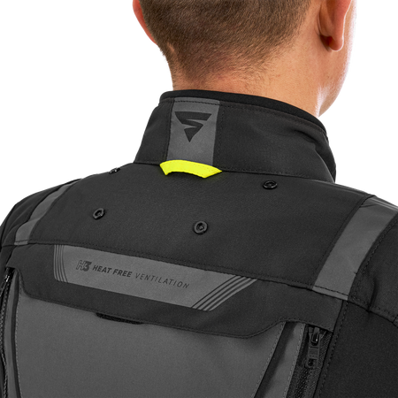 Kurtka tekstylna SHIMA HERO 2.0 MEN FLUO czarny szary żółty fluo