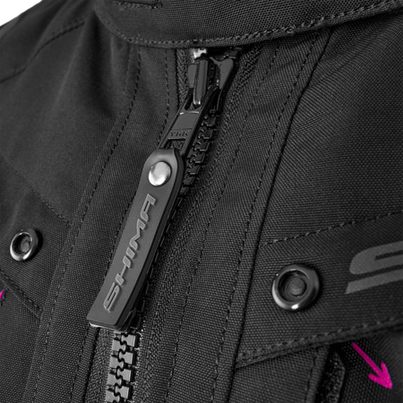 Kurtka tekstylna damska SHIMA HERO 2.0 LADY PINK czarny szary różowy