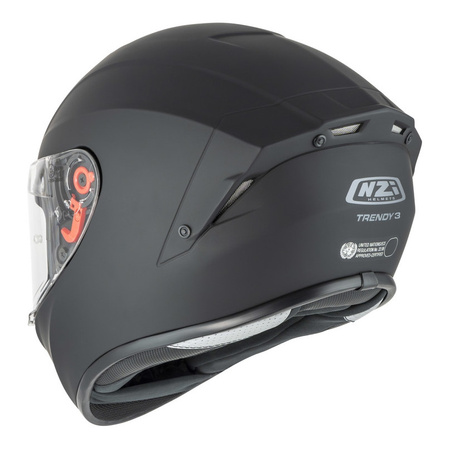 Kask integralny NZI TRENDY MATT BLACK czarny mat