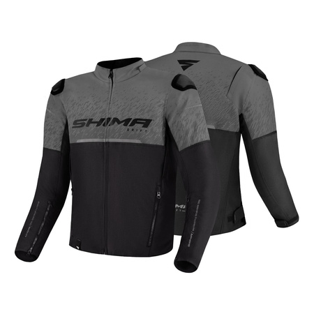 Kurtka tekstylna SHIMA DRIFT MEN GREY szary czarny
