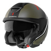 Kask otwarty SCHUBERTH M1 PRO ECE MERCURY GREEN zielony czerwony biały czarny