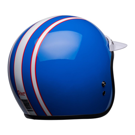 KASK BELL CUSTOM 500 SIX DAY MCQUEEN BLUE/WHITE