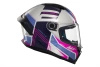 Kask integralny MT STINGER 2 TRON WHITE/PINK/BLUE