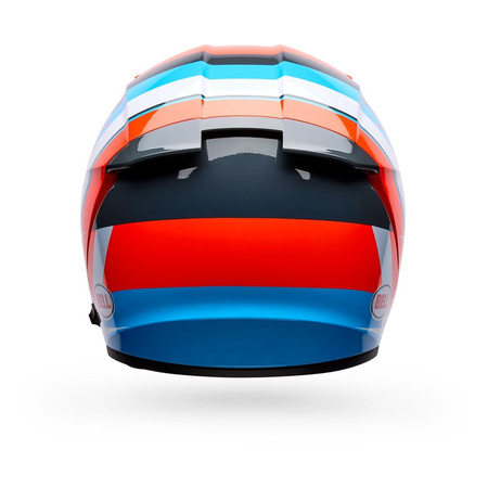 Kask integralny BELL LITHIUM ECE6 NOVA ORANGE BLUE pomarańczowy niebieski