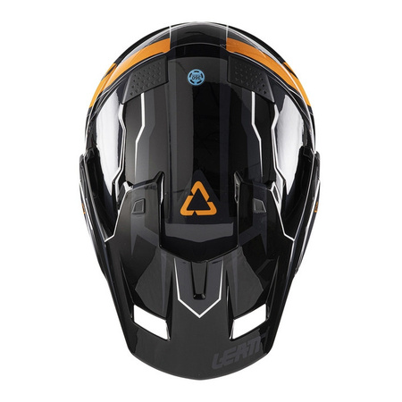 Kask cross z goglami LEATT ADV 7.5 BLACK/ORANGE czarny pomarańczowy