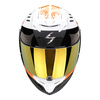 Kask integralny SCORPION EXO-520 EVO AIR TITAN WHITE/ORANGE biały pomarańczowy