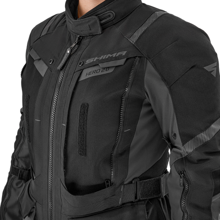 Kurtka tekstylna damska SHIMA HERO 2.0 LADY BLACK czarny