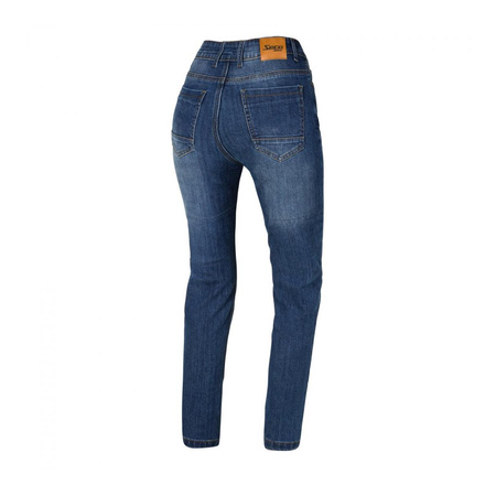 Jeansy motocyklowe damskie SECA SELENE BLUE niebieski