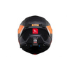 Kask szczękowy MT ATOM 2 SV STRANGE C4 MATT czarny pomarańczowy fluo