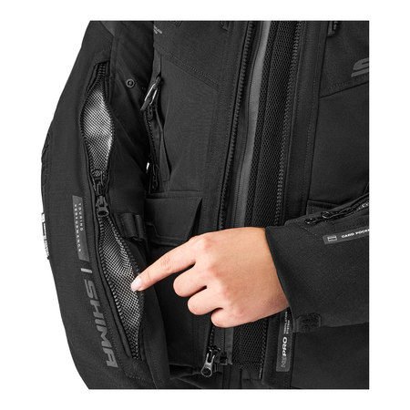 Kurtka tekstylna damska SHIMA TRACKER LADY BLACK czarny