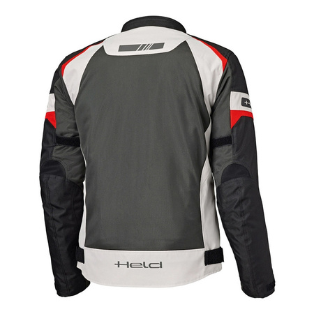 Kurtka tekstylna HELD TROPIC 4 GREY/RED szary czerwony