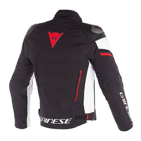 Kurtka tekstylna DAINESE RACING 3 D-DRY BLACK/WHITE/RED czarny biały czerwony