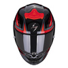 Kask integralny SCORPION EXO-R1 EVO AIR GAZ BLACK/RED czarny czerwony szary