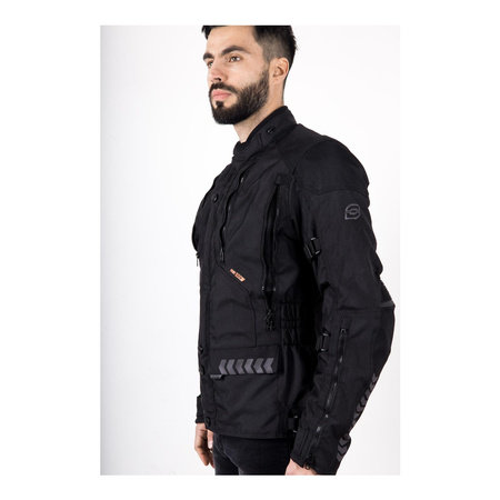 Kurtka tekstylna OZONE TOUR II BLACK czarny
