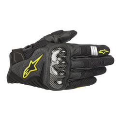 Rękawice miejskie ALPINESTARS SMX-1 AIR V2 BLACK/FLUO YELLOW czarny żółty fluo