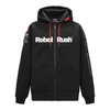 Bluza REBELRUSH ZIP BLACK czarny