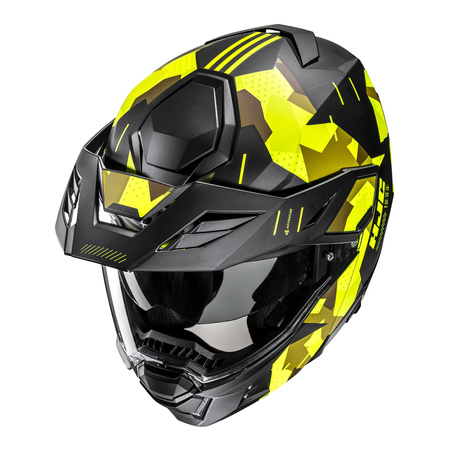 Kask szczękowy HJC I80 ROKI BLACK/YELLOW czarny żółty