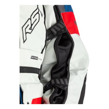 Kurtka tekstylna RST PRO SERIES ADVENTURE X CE ICE/BLUE/RED/BLACK czarny szary niebieski granatowy czerwony