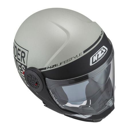 Kask szczękowy NZI MINIMOD INVOLT GREY BLACK GREY MATT szary czarny