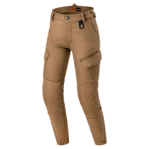 Jeansy motocyklowe damskie SHIMA RECON LADY SAND beżowy