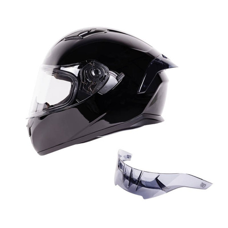 Kask integralny OZONE SPRINT GLOSS BLACK czarny