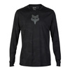 Koszulka rowerowa FOX RANGER Z DŁUGIM RĘKAWEM TRU DRI BLACK czarny