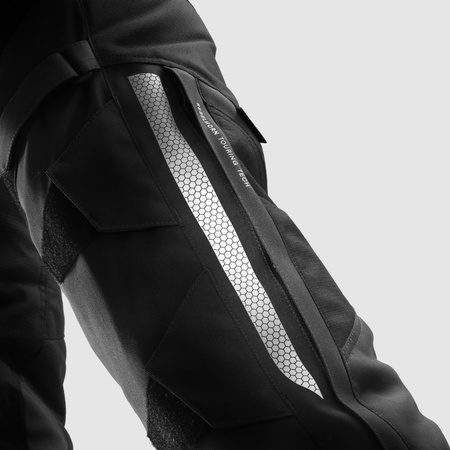 Spodnie tekstylne REBELHORN HARDY 3.0 SHORT BLACK czarny