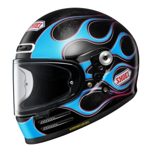 Kask integralny SHOEI GLAMSTER06 BLAST TC-2 czarny niebieski
