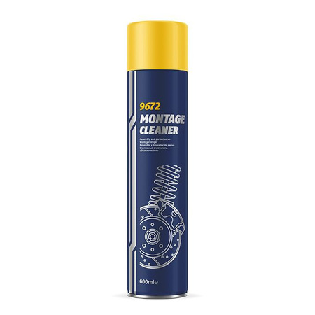 Środek do czyszczenia hamulców MANNOL MONTAGE CLEANER 500ml niebieski żółty