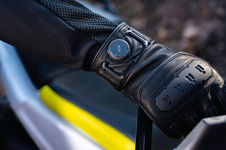 Rękawice miejskie KNOX ORSA LEATHER MK3 BLACK czarny