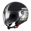 Kask otwarty MT STREET S RUNAWAY BLACK/SILVER czarny srebrny