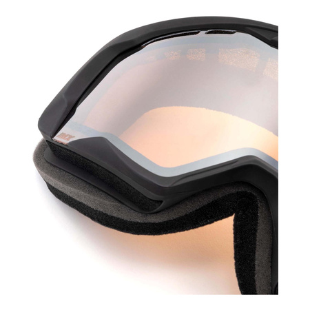 Gogle motocyklowe IMX SNOW BLACK MATT/BLACK SZYBA PODWÓJNA CLEAR + BROWN czarny
