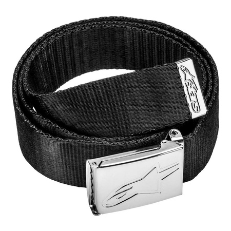 PASEK ALPINESTARS AGELESS WEB BLACK/CHROME