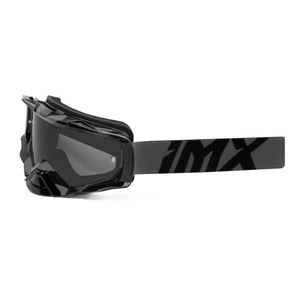 Gogle motocyklowe IMX DUST GRAPHIC GREY GLOSS/BLACK SZYBA DARK SMOKE + CLEAR szary czarny