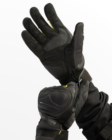 Rękawice miejskie SHIMA HERO FLUO czarny żółty fluo