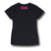 Koszulka T-shirt damska DAVCA LOGO BLACK/PINK czarny różowy