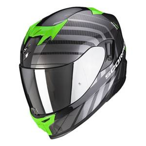 Kask integralny SCORPION EXO-520 AIR SHADE BLACK/GREEN czarny szary zielony