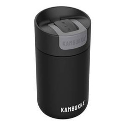 Kubek termiczny KAMBUKKA OLYMPUS Jet Black 300ml czarny biały szary