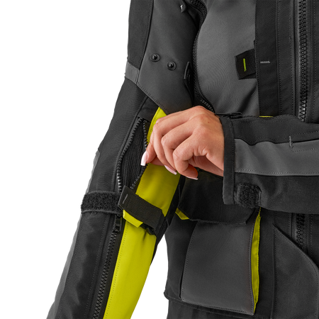 Kurtka tekstylna damska SHIMA HERO 2.0 LADY FLUO czarny szary żółty fluo