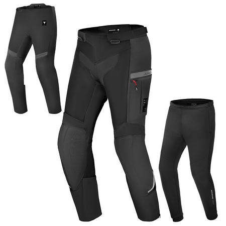 Spodnie tekstylne SHIMA ALPHA BLACK czarny