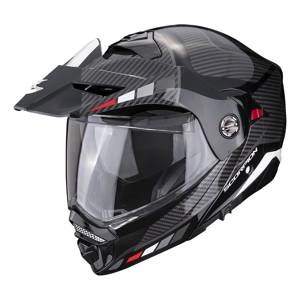 Kask szczękowy SCORPION ADX-2 CAMINO BLACK/SILVER/RED czarny srebrny czerwony biały